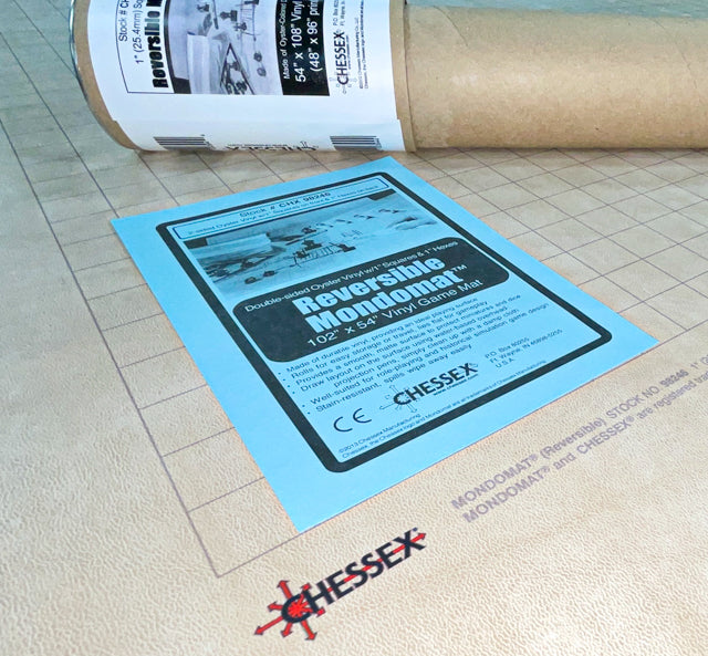 CHX98246: Mondomat (Reversible) 1 inch Squares and 1"" Hexes (54"" x 102"" Playing Surface)