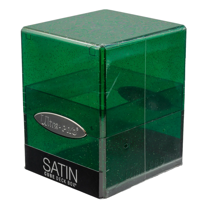 Satin Cube: Glitter Green