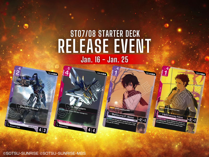 Gundam Starter Deck Release
