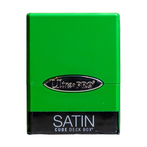 Satin Cube: Lime Green