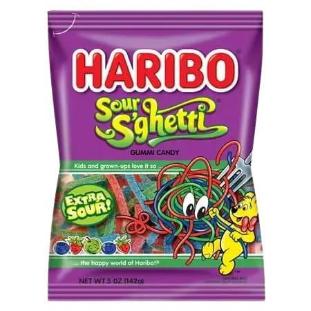 Haribo Sour S`ghetti 5oz