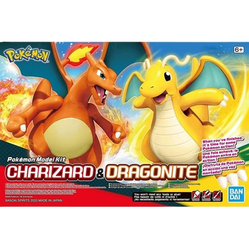 Charizard and Dragonite Bandai Spirits Pokemon Model Kit
