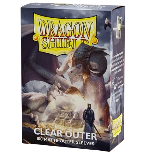 Dragon Shield Card Sleeves - Matte Outer Sleeves Clear
