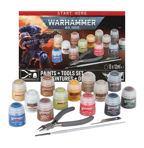 Warhammer 40000: Paint + Tools set (Warhammer Colour)