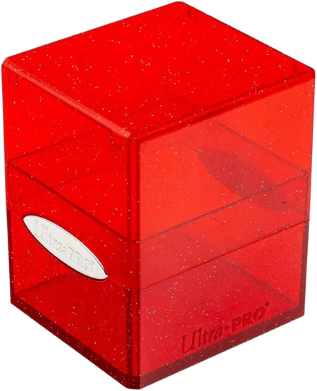 Satin Cube: Glitter Red