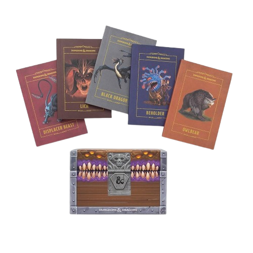 D&D Mimic Treasure Chest Notebook Set