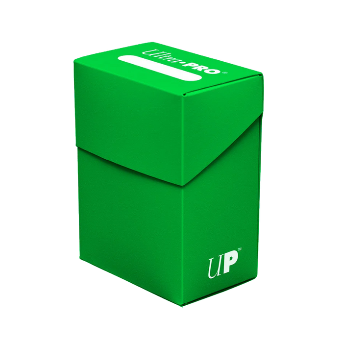Ultra Pro: Solid Color DECK BOX 80+ - Lime Green
