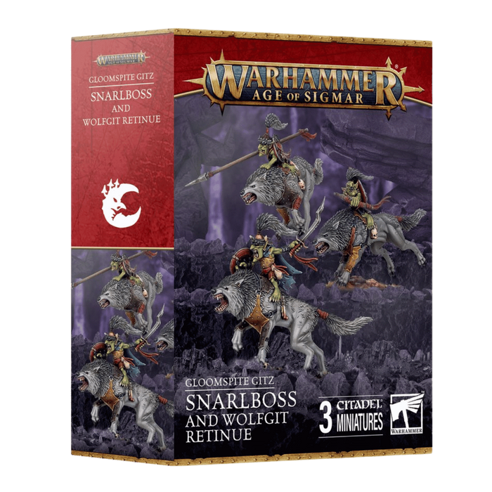 Gloomspite Gitz - Snarlboss and Wolfgit Retinue