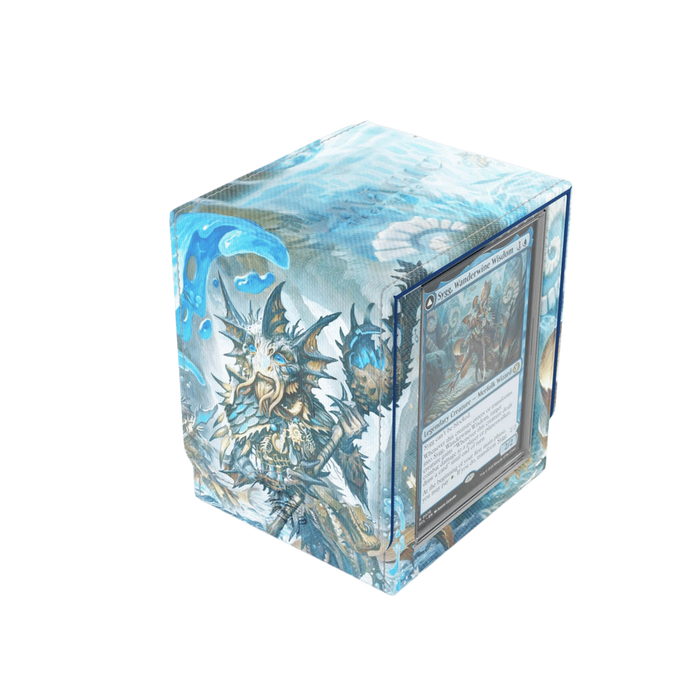 MTG Lorwin Eclipsed: Squire PLUS 100+ XL Deck Box - Wanderwine Wisdom / Sygg Wanderbrine Shield