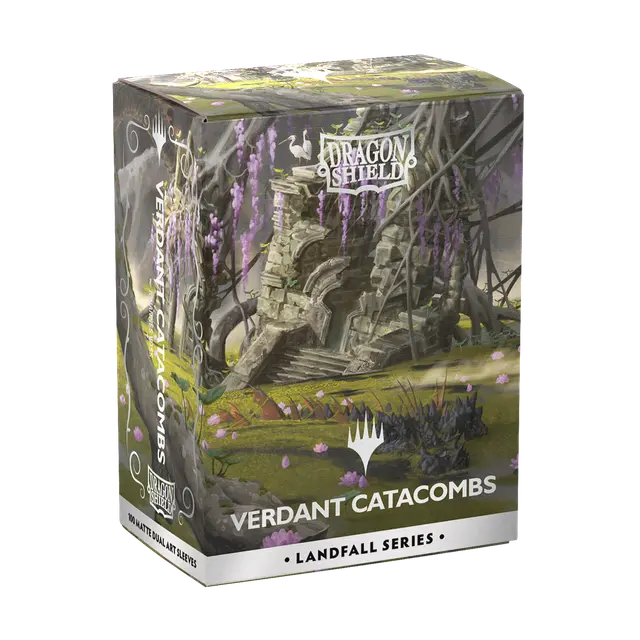 Dragon Shield Card Sleeves - Landfall Series: Verdant Catacombs - Matte Dual Art Sleeves