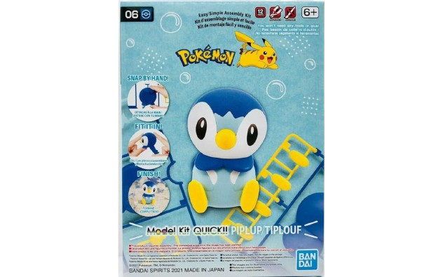 06 Piplup "Pokemon" Bandai Spiritis Hobby Pokemon Model Kit Quick!!