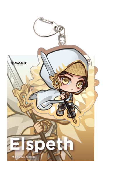 MTG Acrylic Plainswalkers Keychain - Elspeth