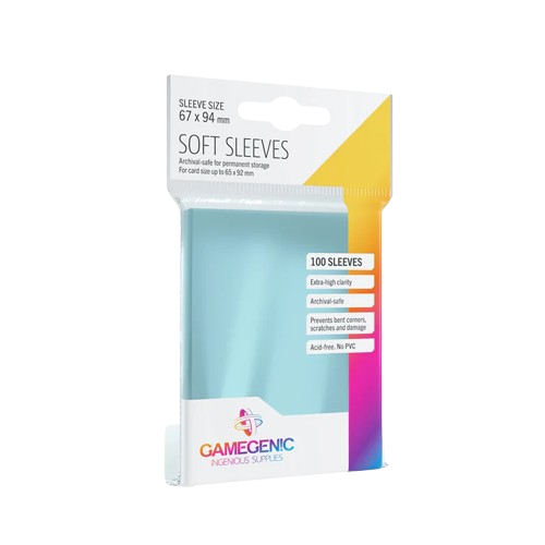 Gamegenic - Soft Sleeves 67x94