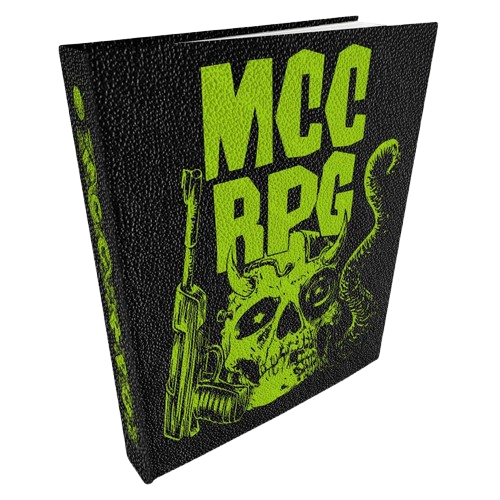 Mutant Crawl Classics Core Rulebook - Fluorescent Demon Skull Edition