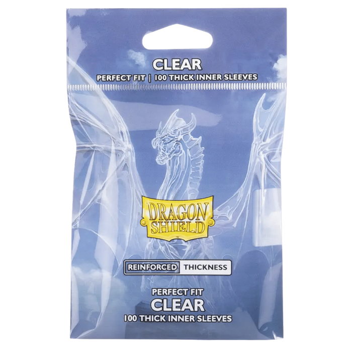 Dragon Shield Sleeves: Perfect Fit Thick - Clear (100)