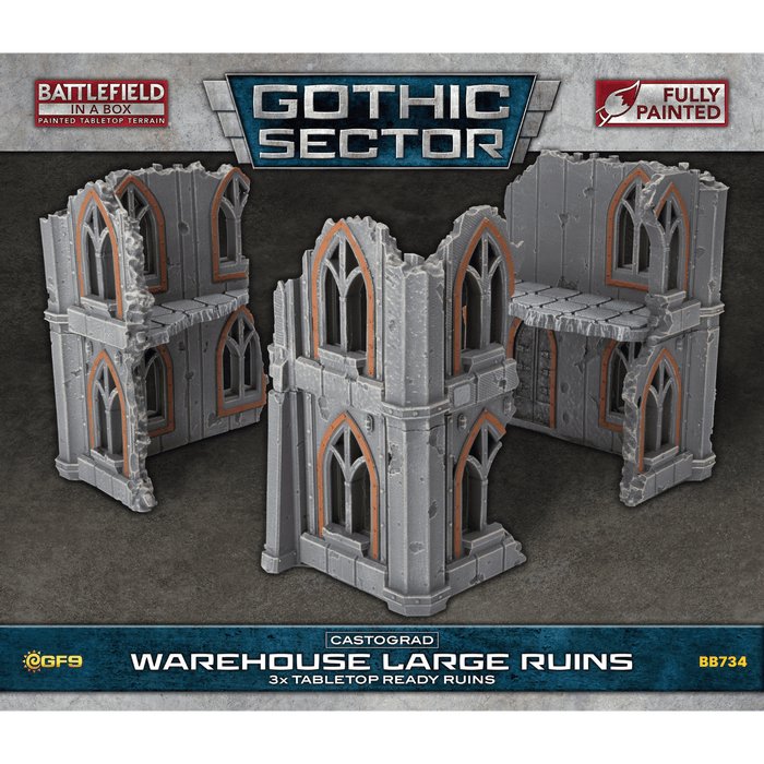 Battlefield in a Box: Gothic Sector Castograd Warehouse Large Ruins