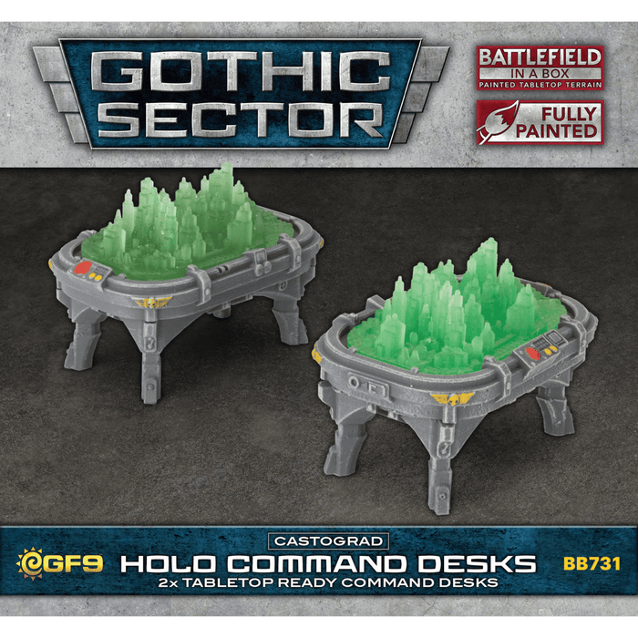 Battlefield in a Box: Gothic Sector Castograd Holo Command Desks