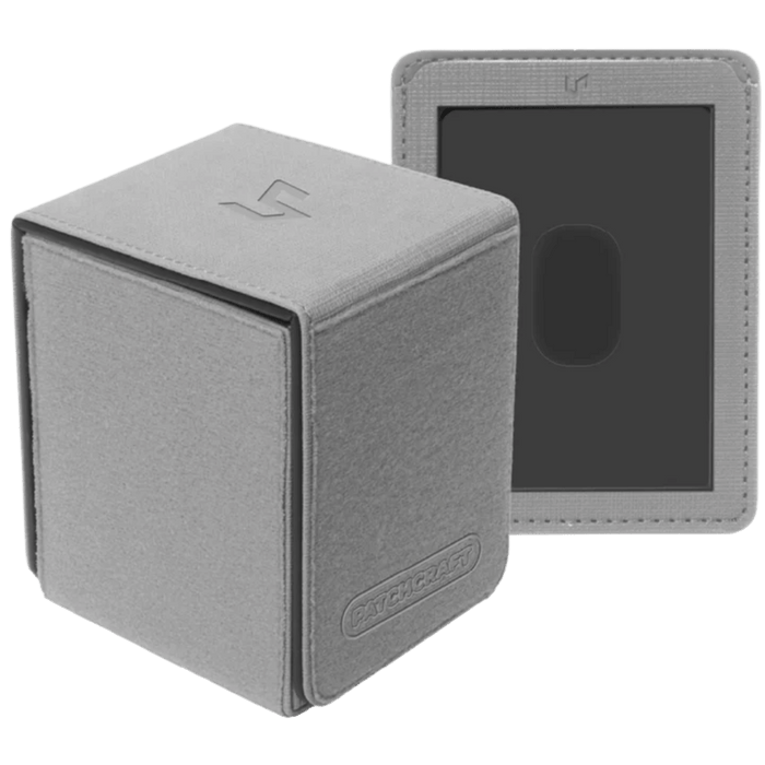 Ultra Pro Patchcraft: Deck Box: Alcove Flip: Gray