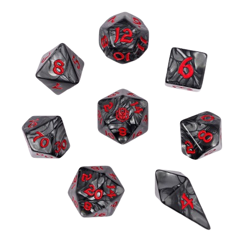 8pcs RPG dice set-Iron Golem