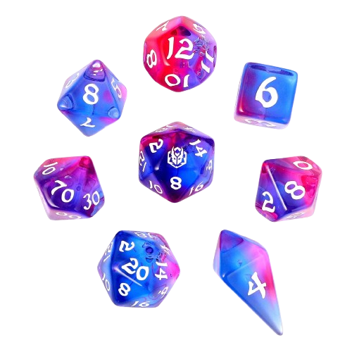 8pcs RPG dice set-Unicorn Tears