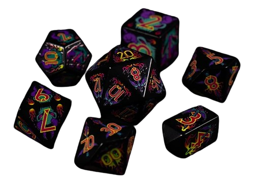 Botch Dice: Infernal Might 7-Die Set