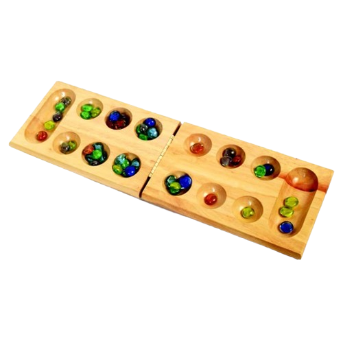 Mancala: Solid Wood In Tin
