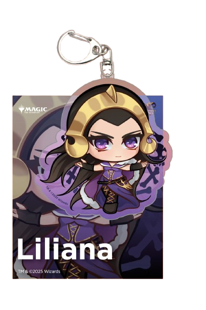 MTG Acrylic Plainswalkers Keychain - Liliana