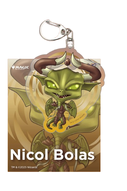 MTG Acrylic Plainswalkers Keychain - Nicol Bolas