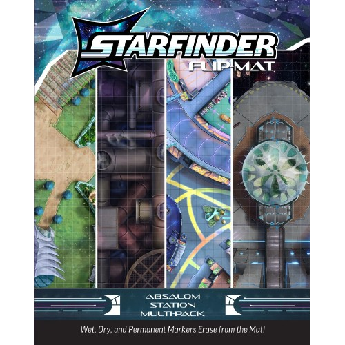 Starfinder RPG: Flip-Mat - Absalom Station Multi-Pack