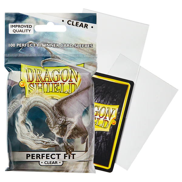 Dragon Shield Sleeves: Perfect Fit - Clear (100)