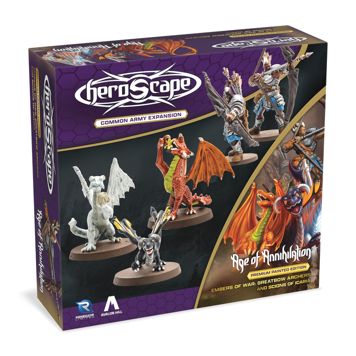 Heroscape: Greatbow Archers and Scions of Icaria (prepainted)