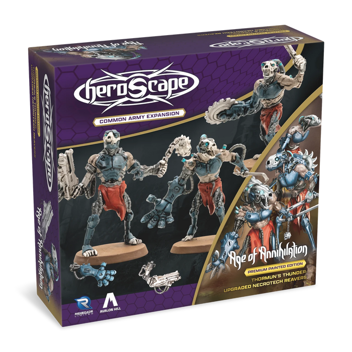 Heroscape: Upgraded Necrotech Reavers Common Army Expansion Painted