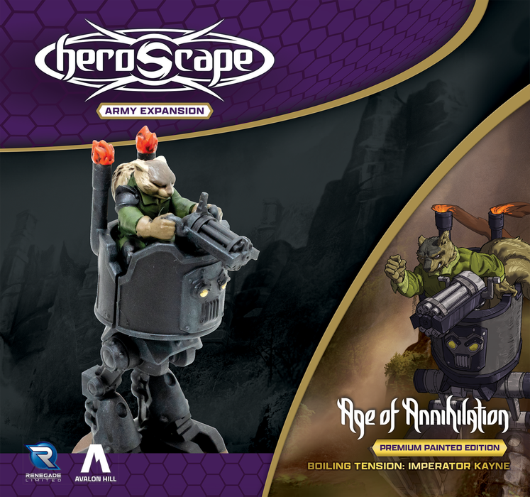 Heroscape:  Imperator Kayne (prepainted)