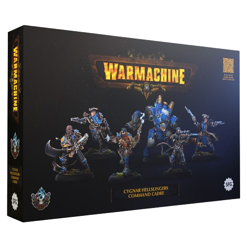 Warmachine: Cygnar Hellslingers Command Cadre (HIPS)