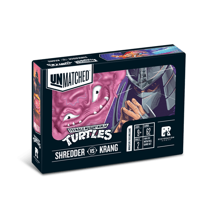 Unmatched Adventures: TMNT Shredder Krang Hero Deck