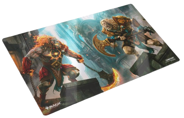 MTG: Reality Fracture Shiny Playmat - Ajani Path of Vengeance/Ajani Counterattack Leader