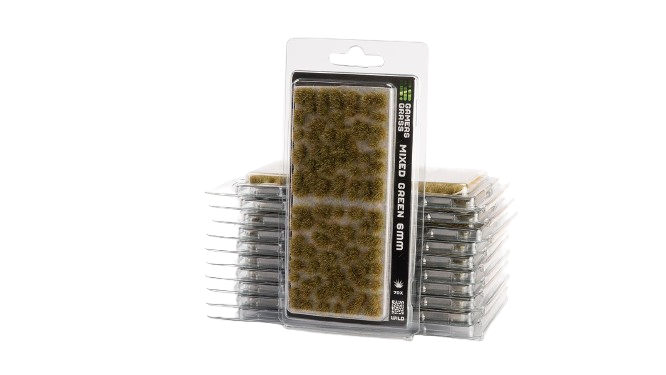 Gamers Grass: Grass Tufts - Mixed Green 6mm