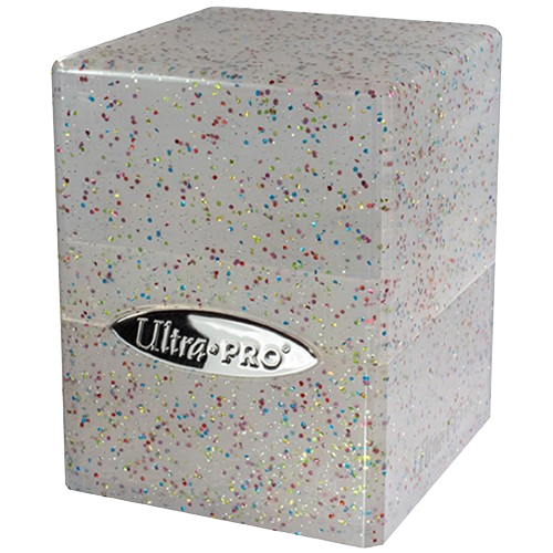 Satin Cube: Glitter Clear