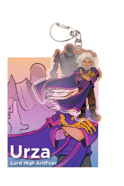 MTG Acrylic Commanders Keychain - Urza Lord High Artificer