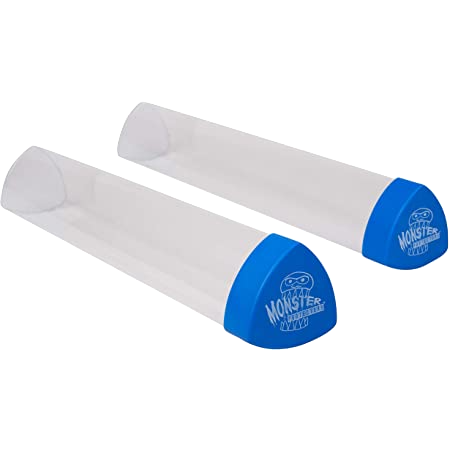 Monster Playmat Tube: Transparent (Blue)