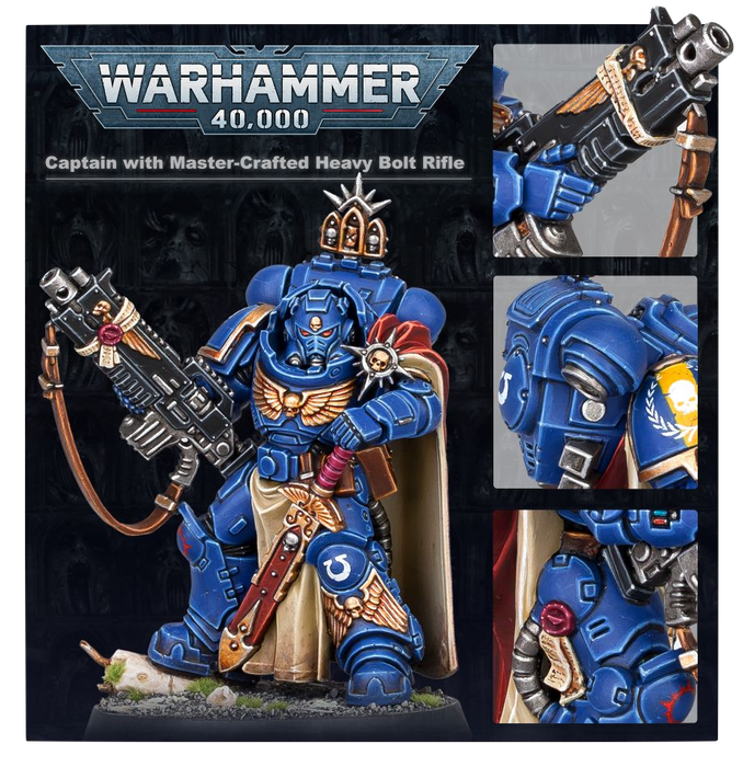 Space Marines Captain with Master Crafted Bolt Rifle
