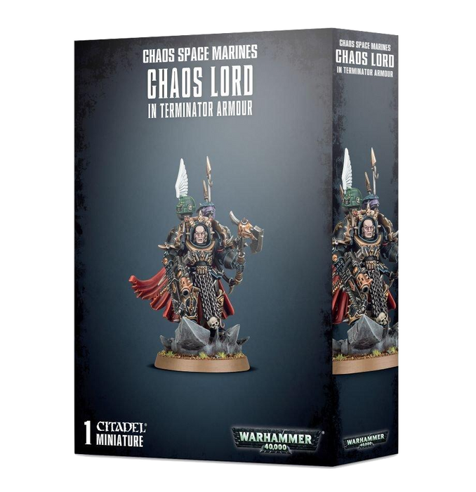 Chaos Space Marines: Chaos Lord in Terminator Armour