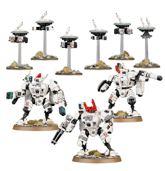 Tau Empire: XV8 Crisis Battlesuits