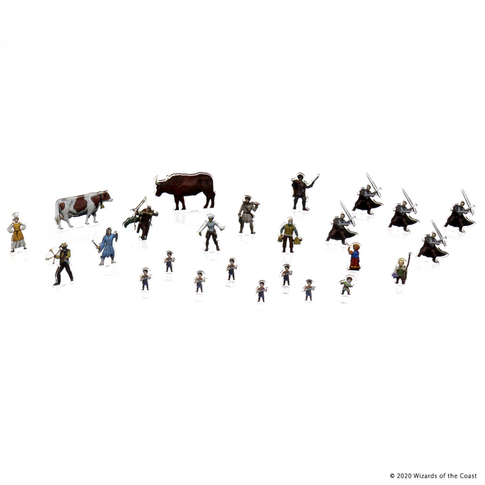 Dungeons and Dragons Idols of the Realms: Essentials 2D Miniatures - Sidekick Pack