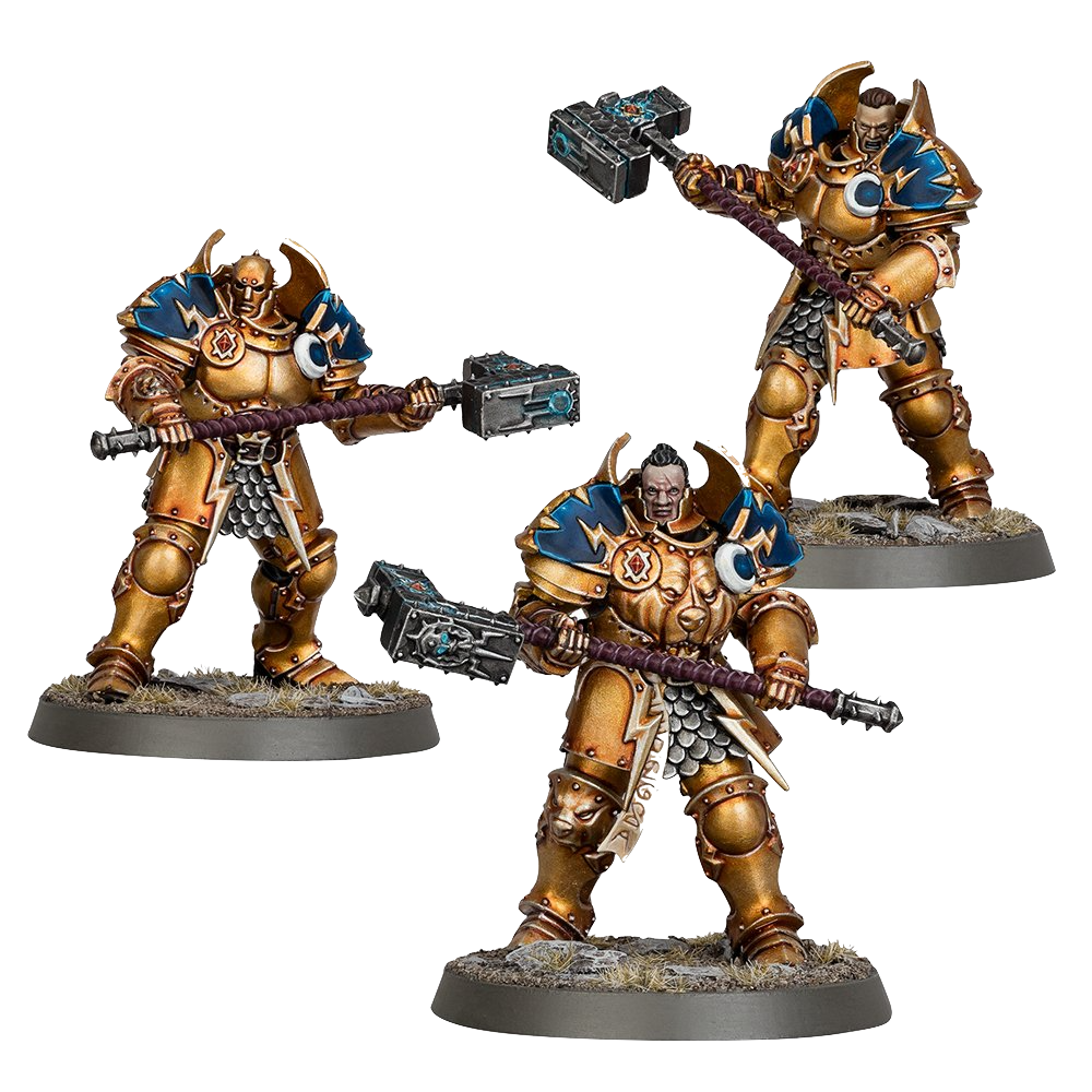 GW WARHAMMER AOS Stormcast Eternals Evocators x3 assemblé i39 EUR 13,26