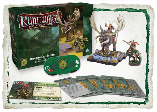 Runewars Miniatures Games: Maegan Cyndewin Hero Expansion