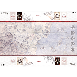 Legend of the Five Rings LCG: Honored Duel 2-Player Playmat